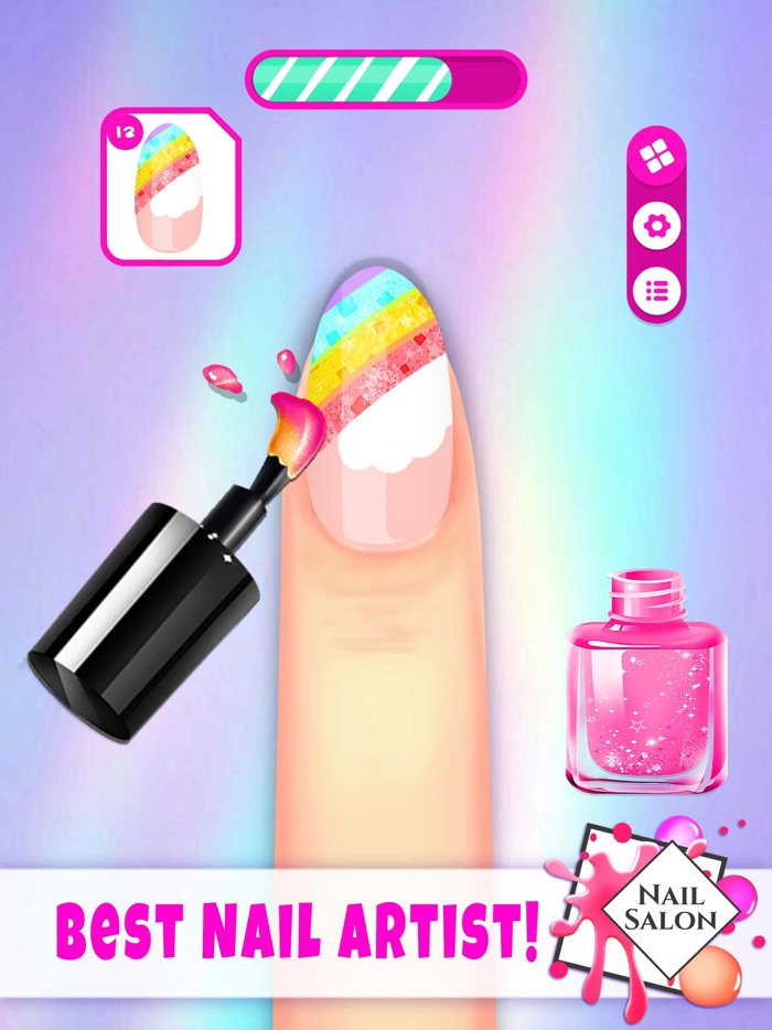 Super Nail Salon Girl Games
