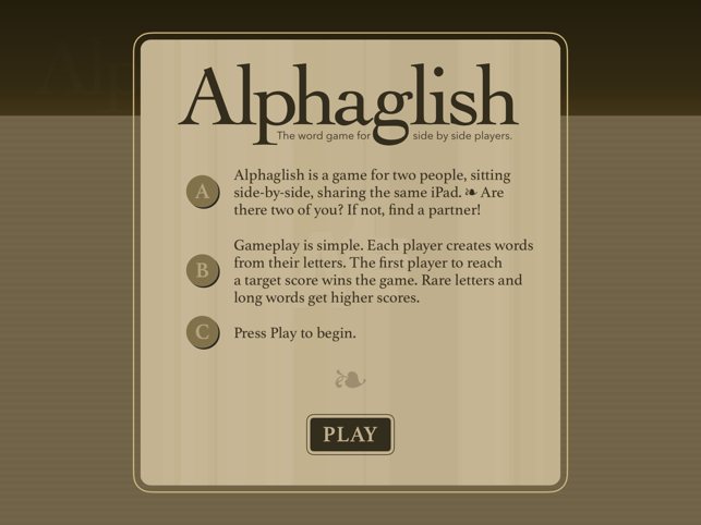 Alphaglish