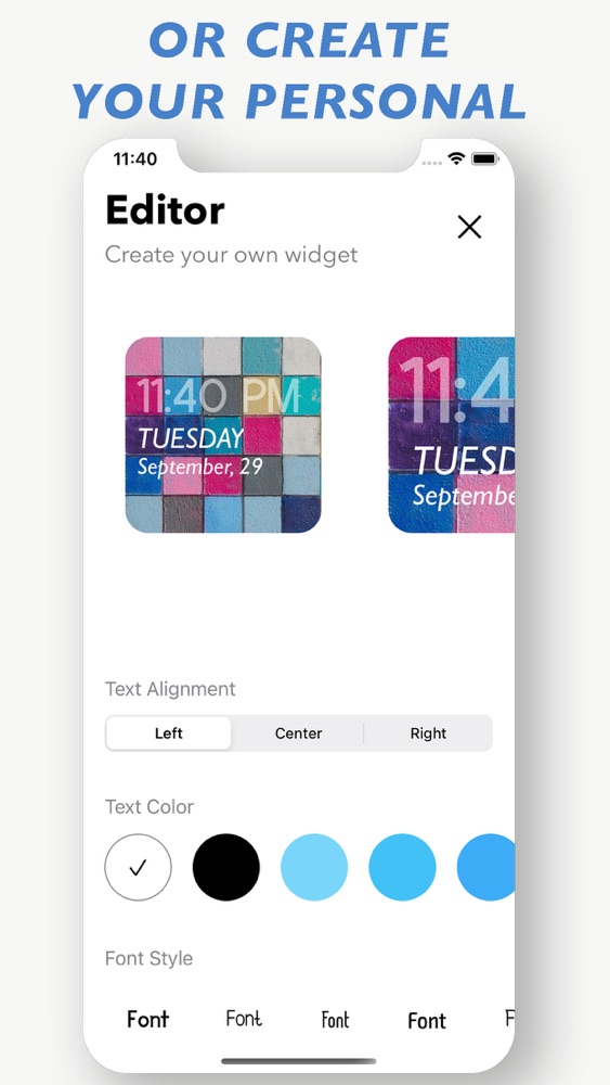 Color Themes & Widgets Custom App for iPhone Free Download Color