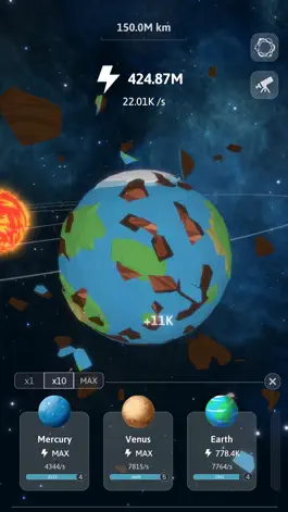 Game screenshot Idle Galaxy apk