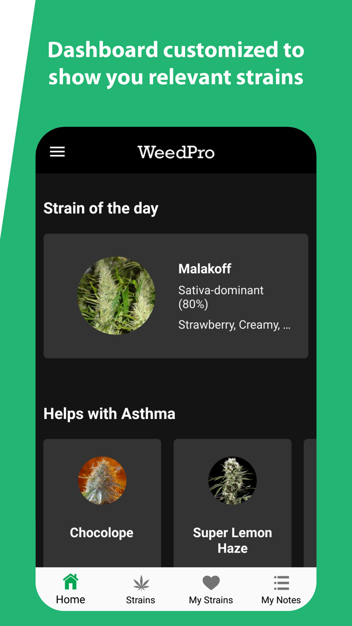 WeedPro Cannabis Strain Guide