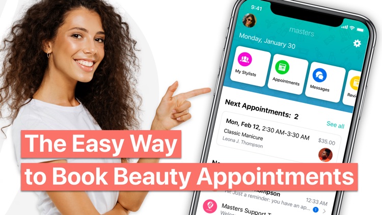 Masters - beauty appointments