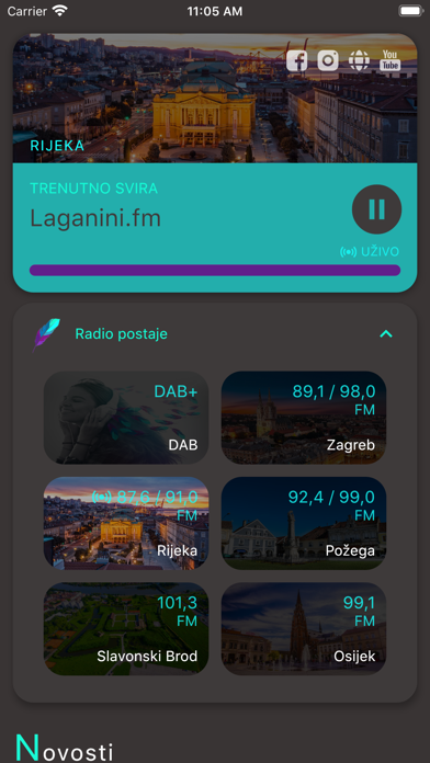 Laganini FM screenshot 2