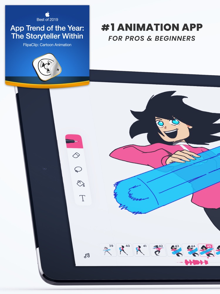 FlipaClip Create 2D Animation App for iPhone Free