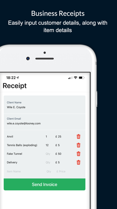 How to cancel & delete Business Receipts from iphone & ipad 1