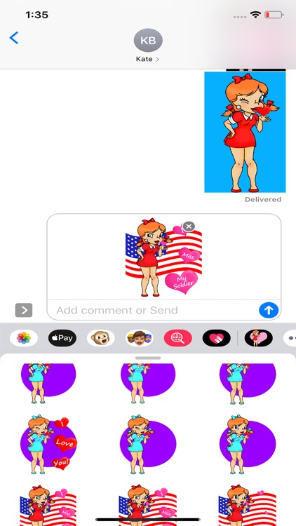 HoneyDeeILoveYouStickers