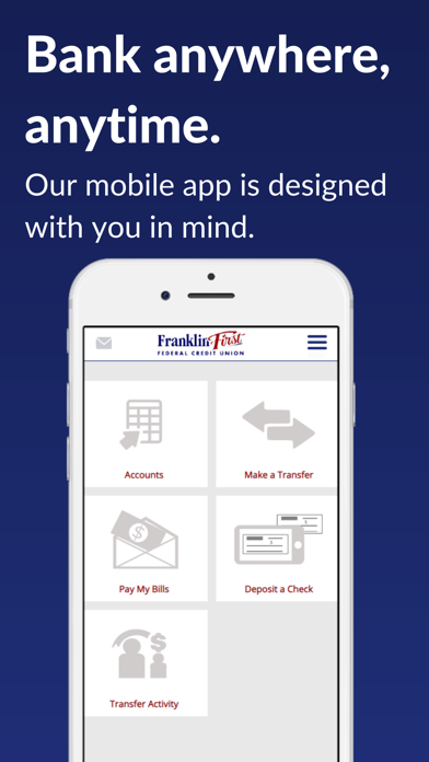 How to cancel & delete Franklin First FCU Mobile from iphone & ipad 1