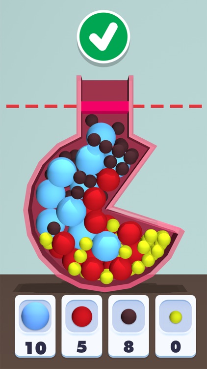 Fill Bottle: Ball Fit Puzzle