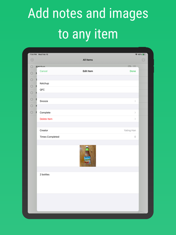 Shared Grocery: Shopping List screenshot