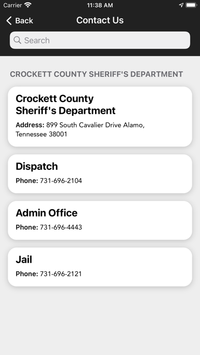 Crockett County Sheriff screenshot 3