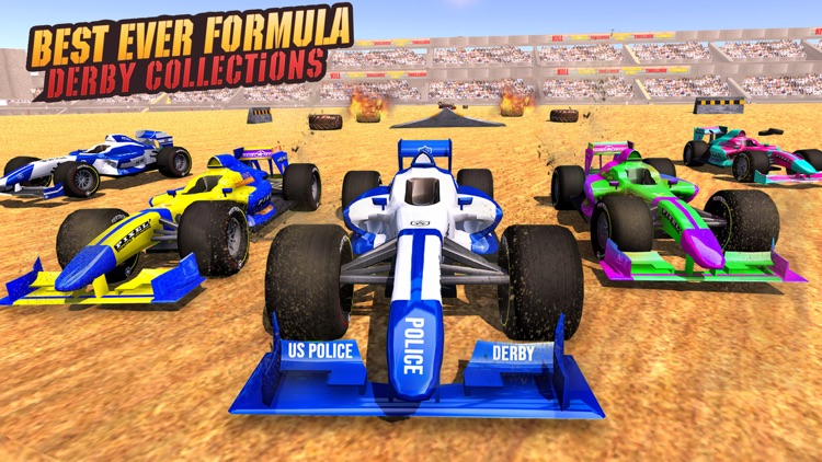 Police Formula Car Derby Games