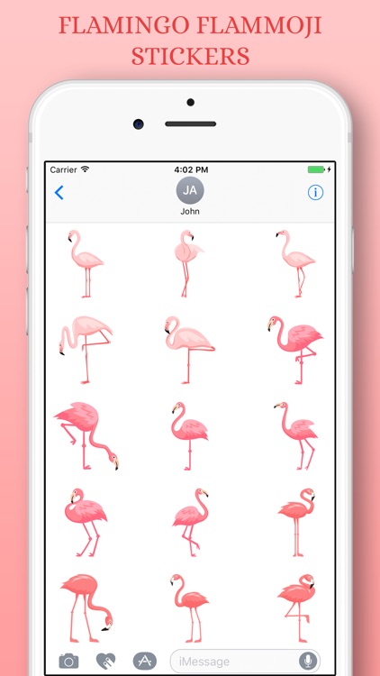 Flamingo FlamMoji Stickers screenshot-0