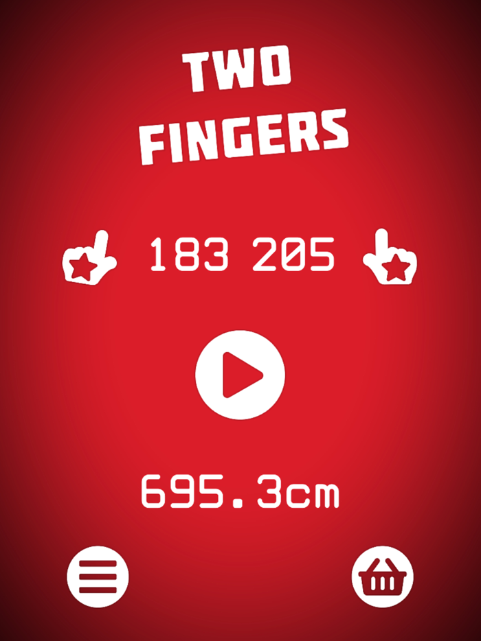 Two Fingers Follow The Lines