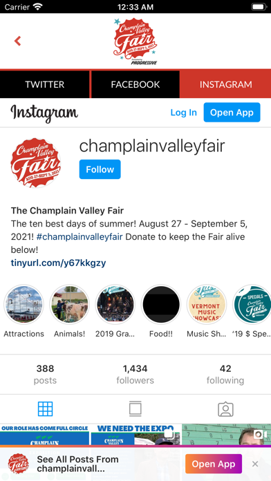 How to cancel & delete Champlain Valley Fair from iphone & ipad 3