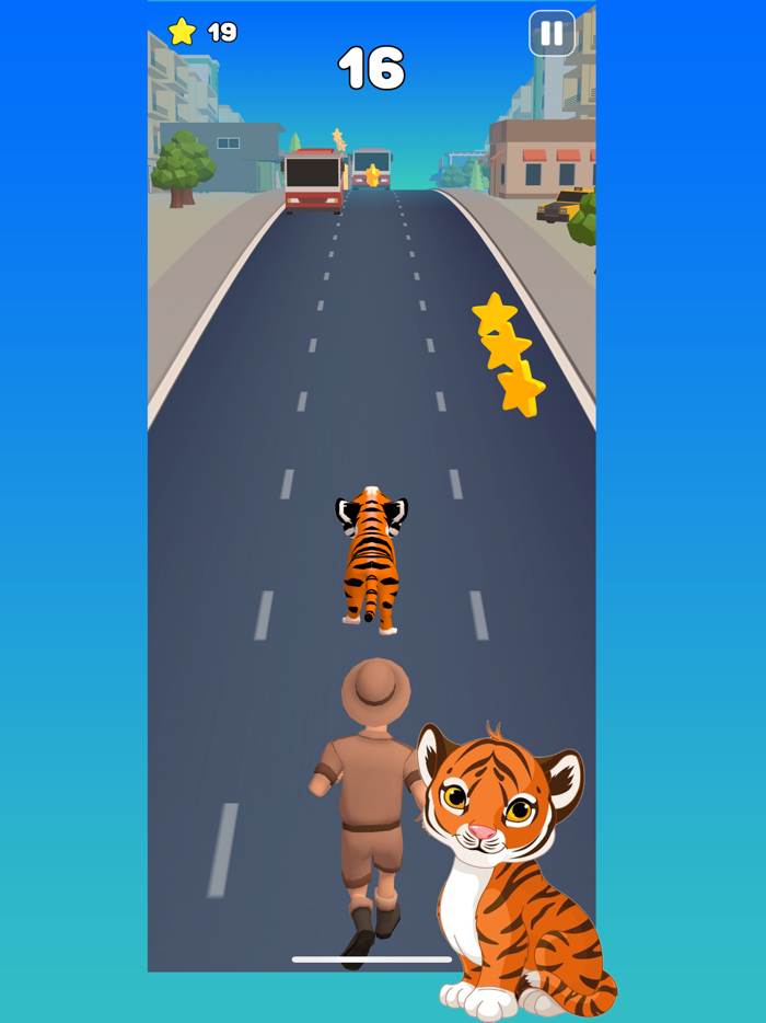 3D Tiger Run