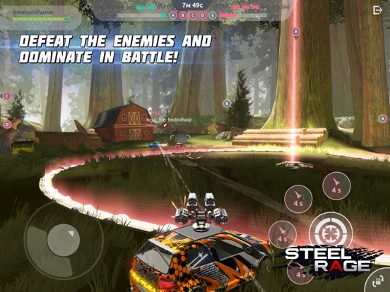 Steel Rage: Mech Cars PvP War screenshot 2