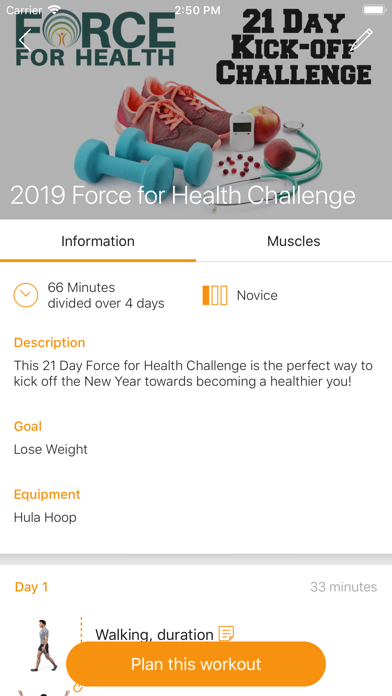 The Force for Health Virtual screenshot 2