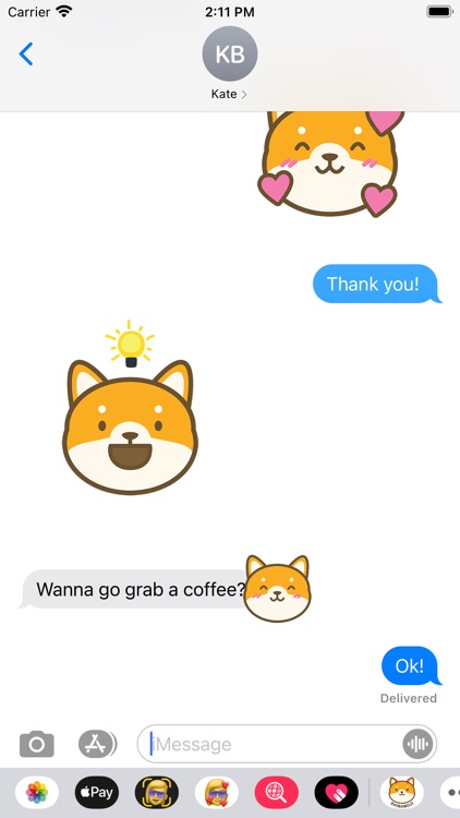 Shibamoji Sticker Pack Classic screenshot-6