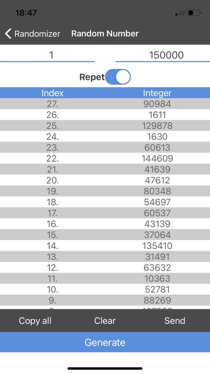 Randomizer - Number Generator