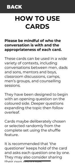 Game screenshot Man Made Conversation Cards apk