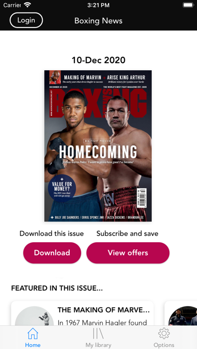 BOXING NEWS. screenshot1