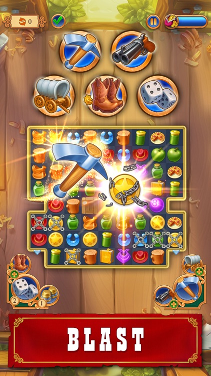Jewels of the Wild West・Match3