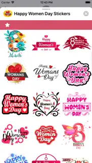 happy women day stickers iphone screenshot 4