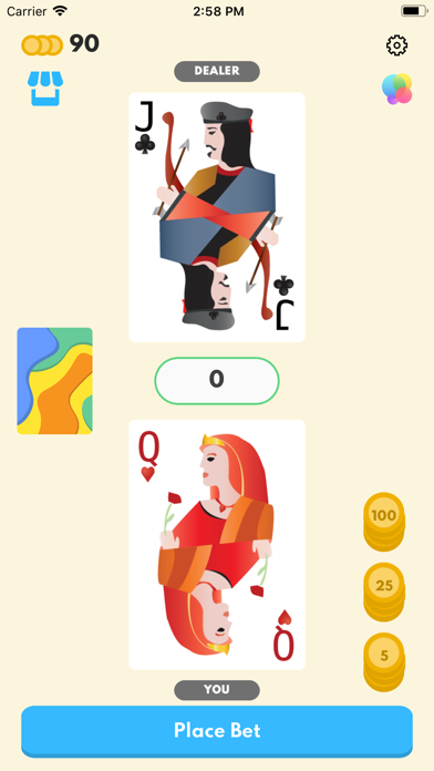 Casino War - Card Game screenshot 2