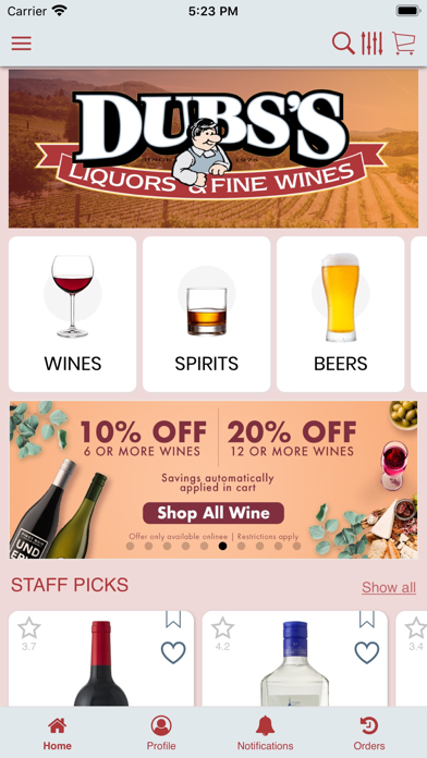 How to cancel & delete Dubs's Liquors and Fine Wines from iphone & ipad 2