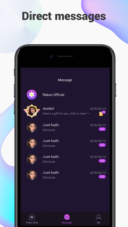 Rakoo- video chat, match date