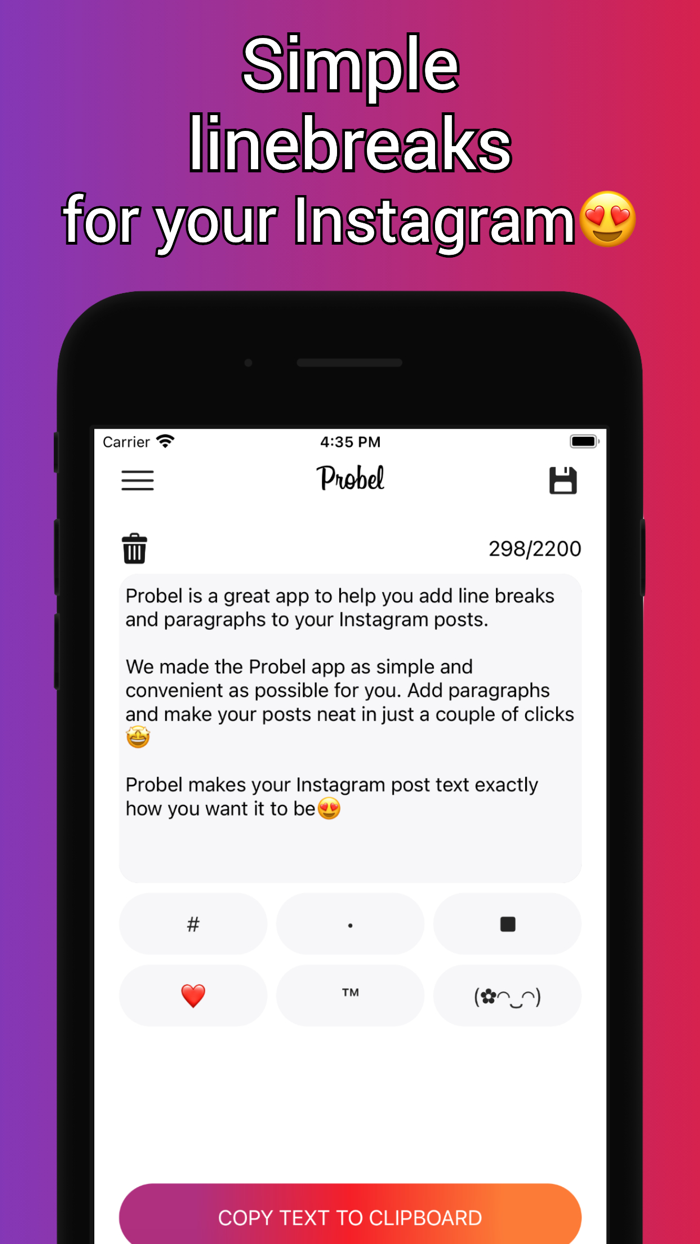 Probel - Spaces For Instagram