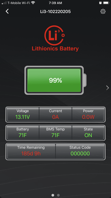 Lithionics Battery Monitor screenshot 2