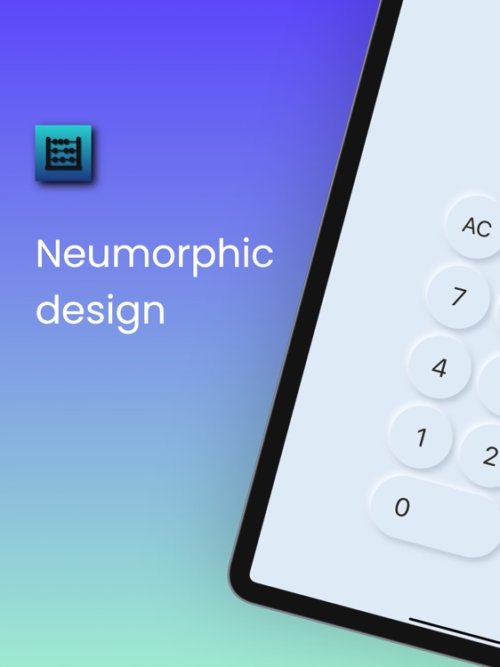 Abacus: Neumorphic calculator
