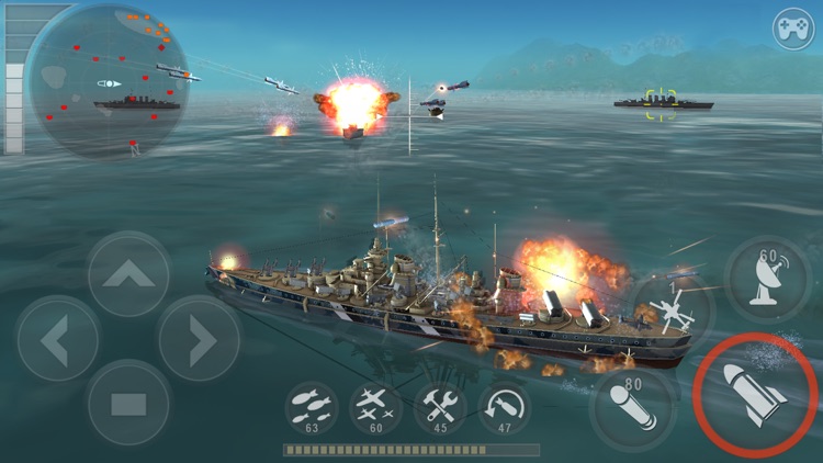 WARSHIP BATTLE:3D World War II screenshot-0
