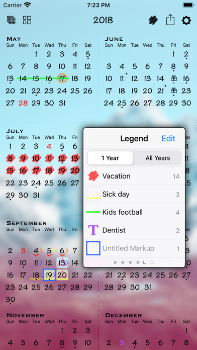 All‑in‑One Year Calendar SE screenshot 2