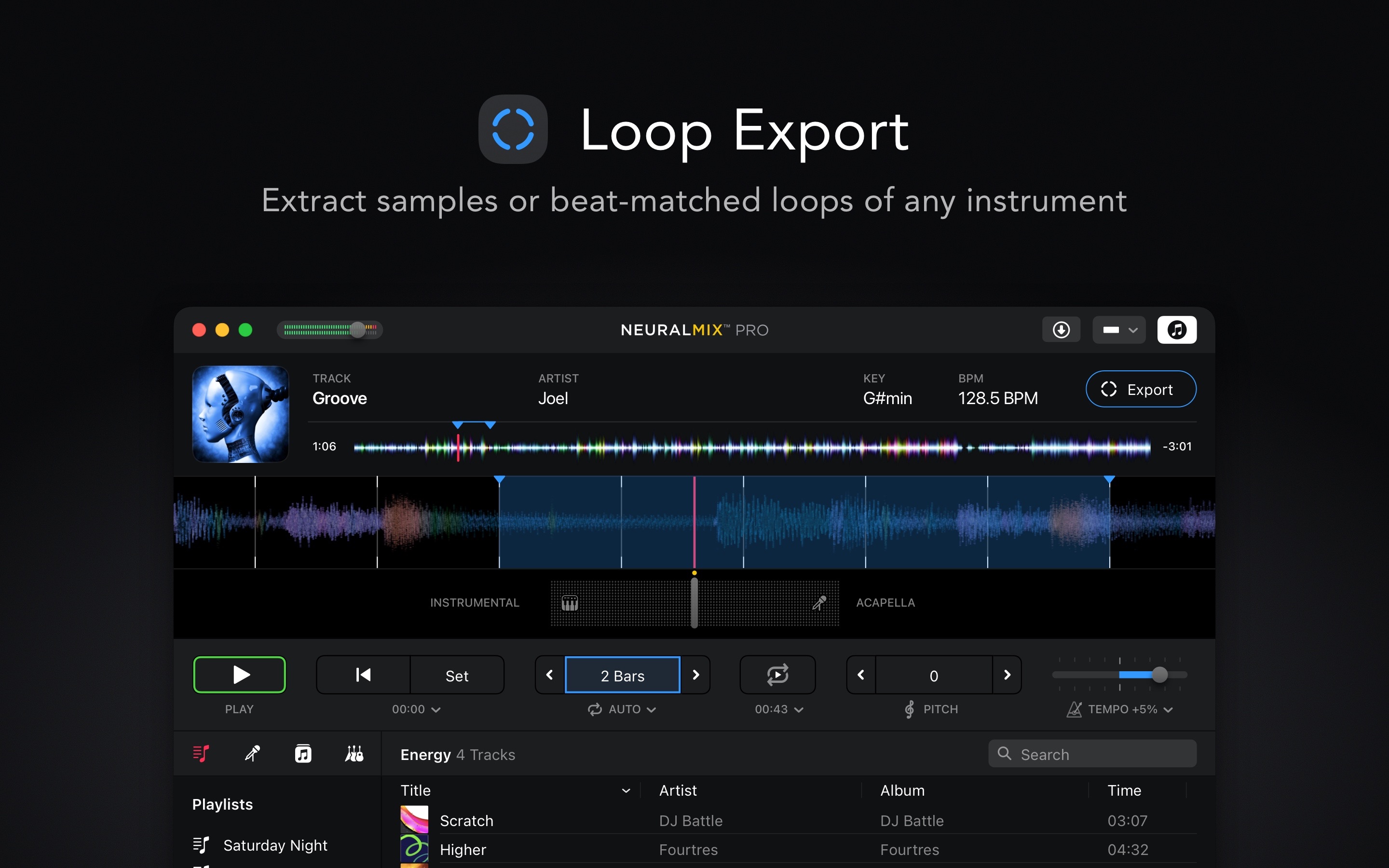 Screenshot do app Neural Mix Pro