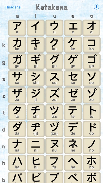 Kana - hiragana + katakana by Internet Designs