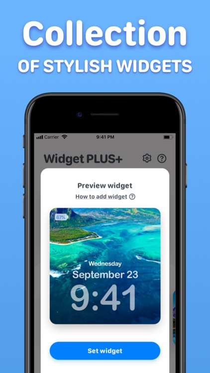 Widget PLUS+ - Photo & Weather screenshot-4