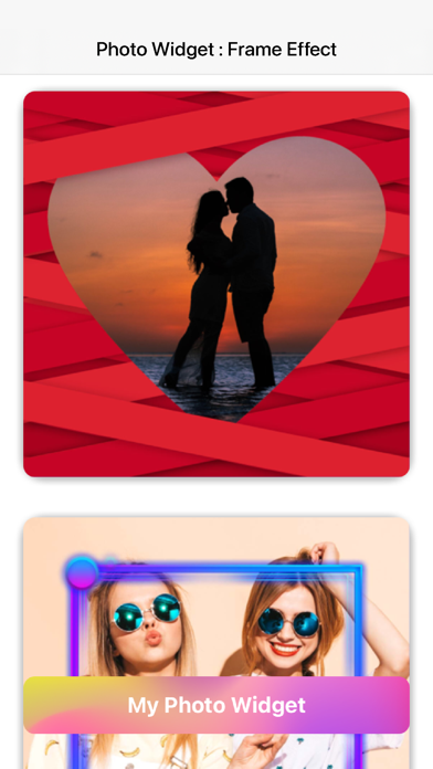 Photo Widget : Frame Effect screenshot 4