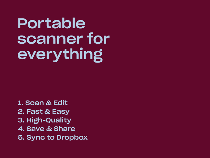 Dropbox Scan  PDF Scanner App