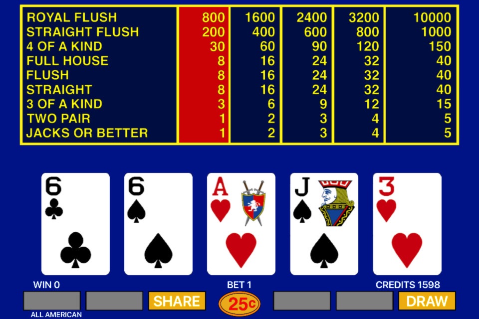 All American - Poker Game screenshot 2