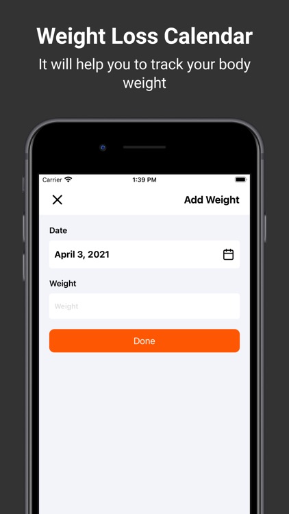 Simple Weight Loss Calendar By Gokhan Namal