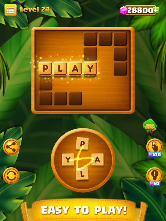 Word Cross Jungle screenshot 2