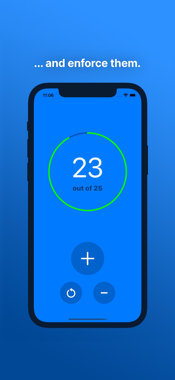 Count Up – Capacity Tracker