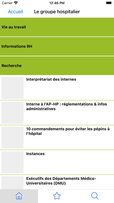 Livret Internes Paris 10 AP-HP screenshot 3