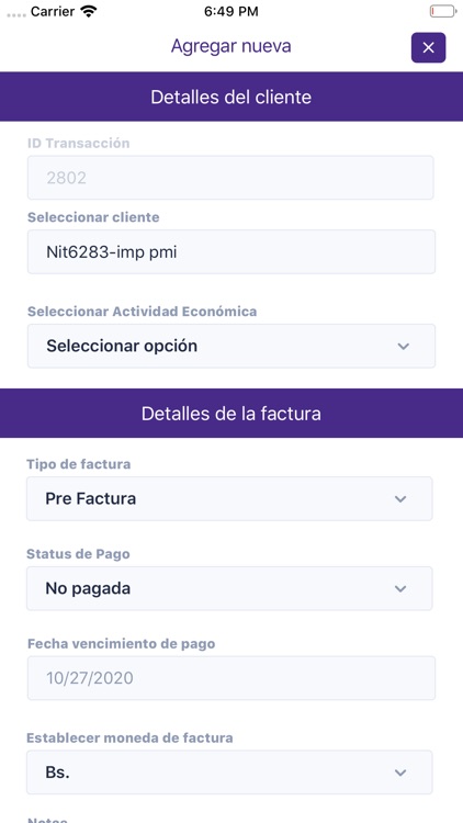 Facturacion screenshot-4