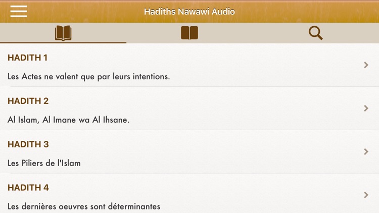 Hadiths Nawawi Français, Arabe screenshot-7