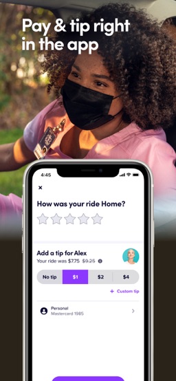 Lyft app screenshot