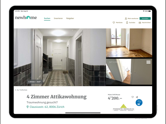 newhome - Immobilien-App screenshot 4