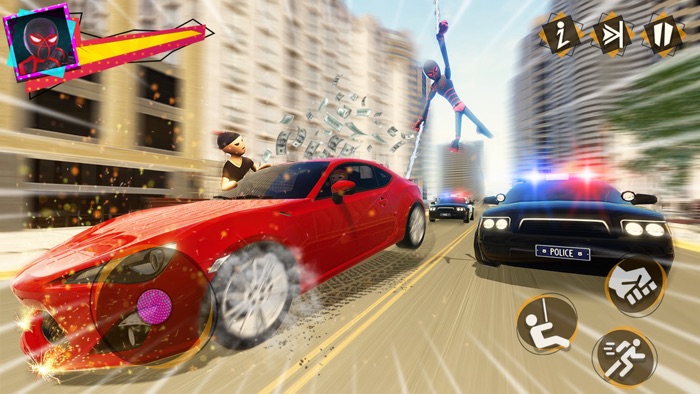 Stick Spider Crime City Rescue